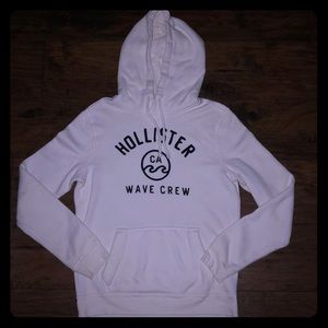 White Holister Hoodie